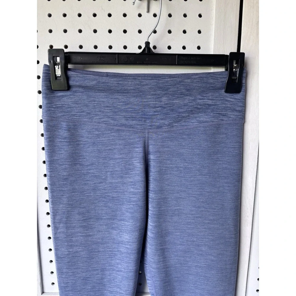 Nike Dri Fit Women's Small Leggings Blue Running‎ Active Mesh Panels